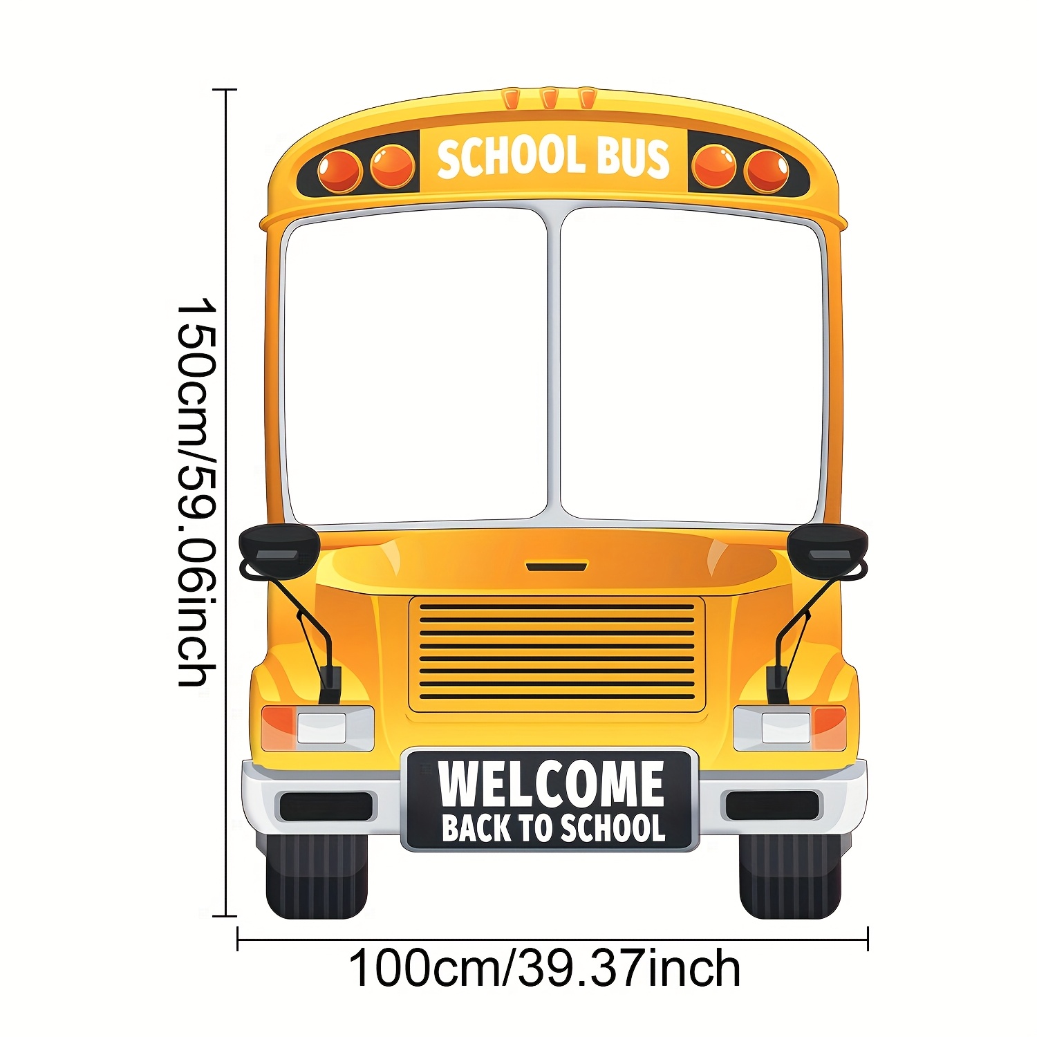 Photo Booth Frame - 2D flat 1pc back-to-school season photography