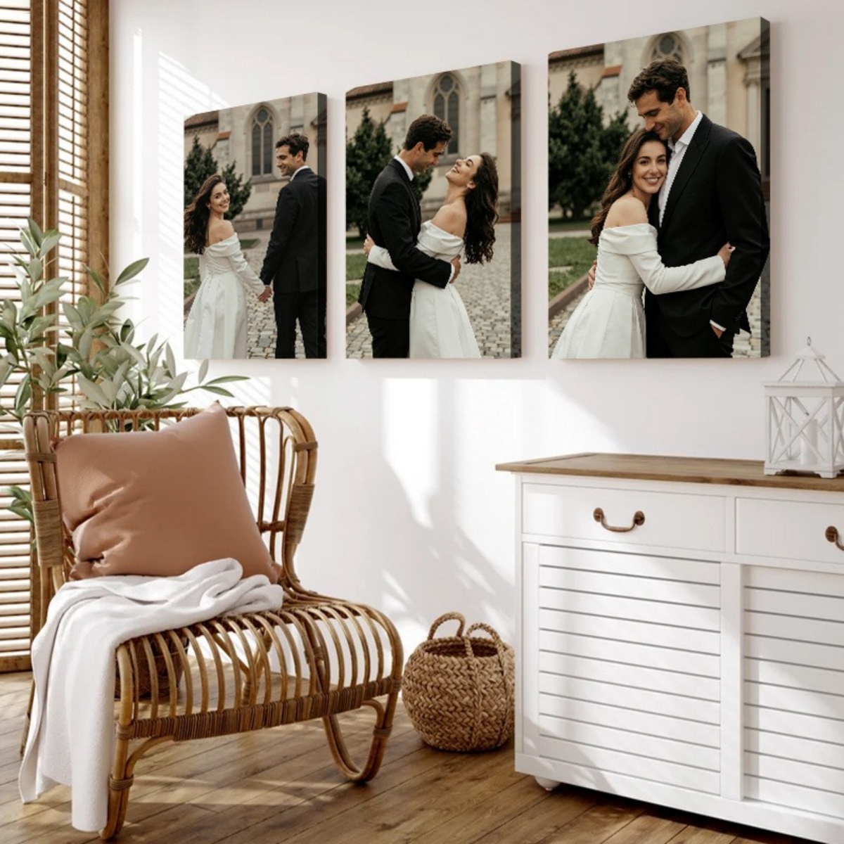 Eve Party - Set of 3 Custom Photo Canvas