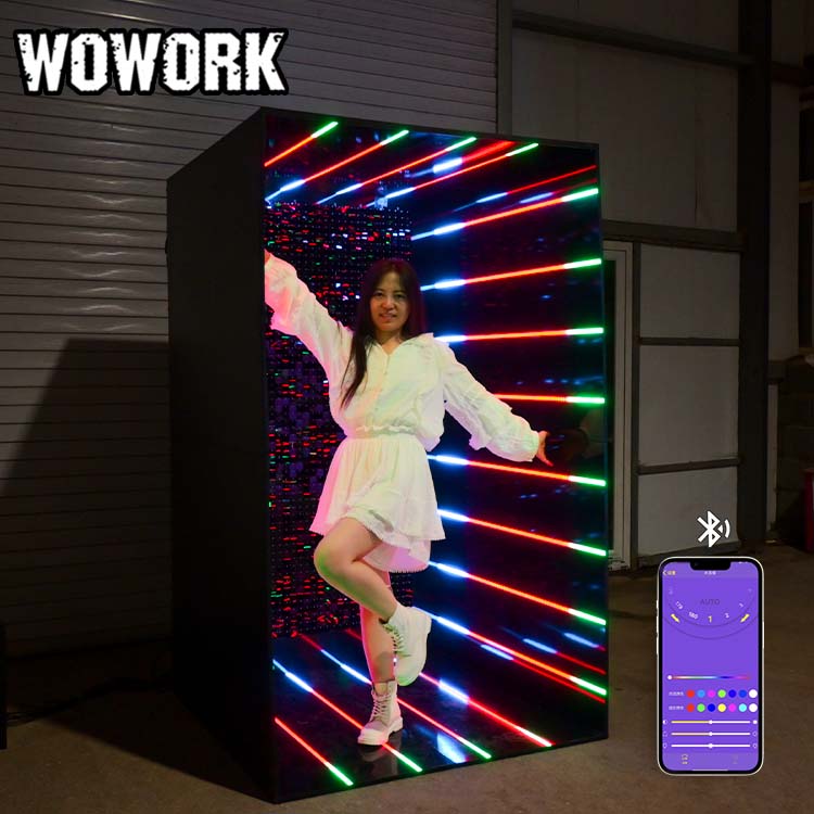 Event Party Box - WOWORK Wholesale Metal Detachable Mirror Tunnel