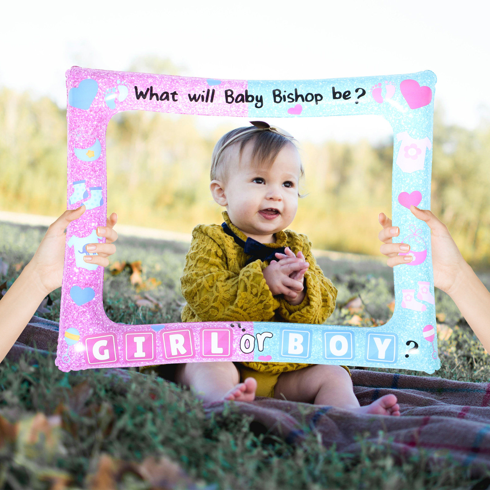 Baby Gender Reveal Photo Booth - Photo Booth Frame recension och pris