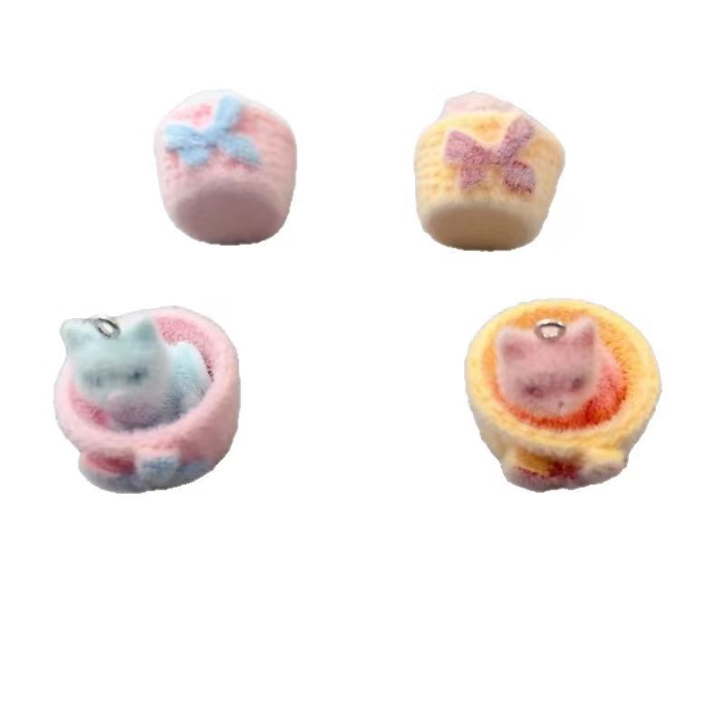 4pcs 3D plush resin cat pendan - Event Party recension och pris