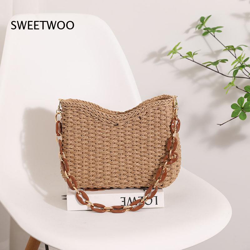 Solid Color Hollow Woven Straw - Paper Straw Color recension och pris