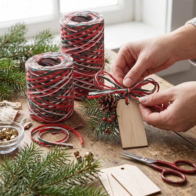 150/600M Raffia Paper Ribbon S - Papercraft Supply Ribbon recension och pris