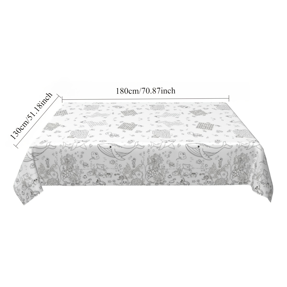 Kids Coloring Tablecloth Dispo - Table Cloth Disposable recension och pris
