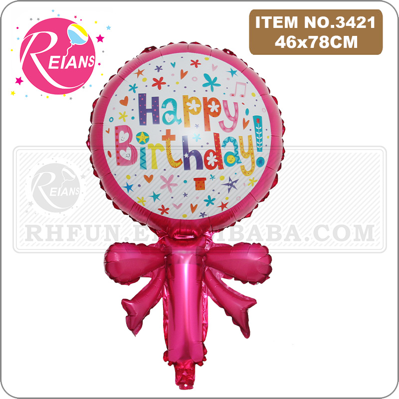 Happy Birthday Bowknot Lollipo - Party Event Supplier recension och pris