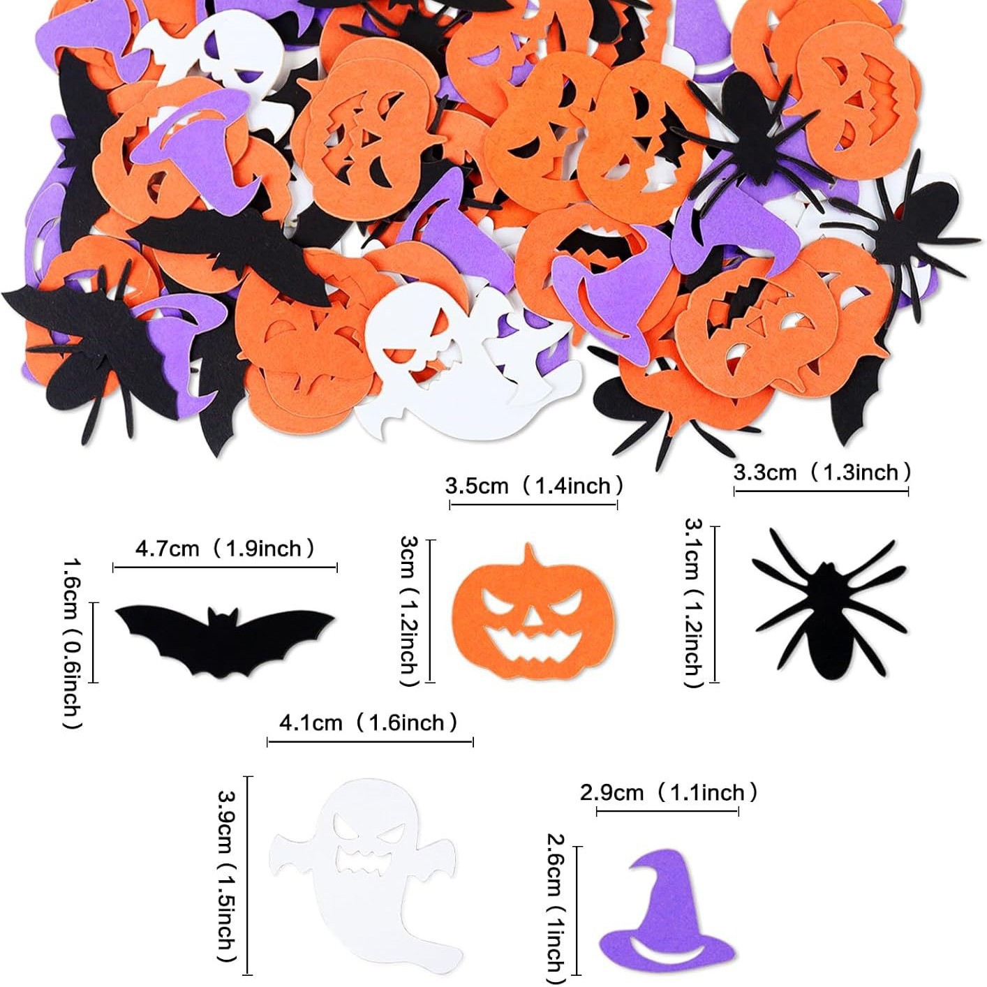 Halloween Party Decorations Co - Papercraft Supply Confetti recension och pris