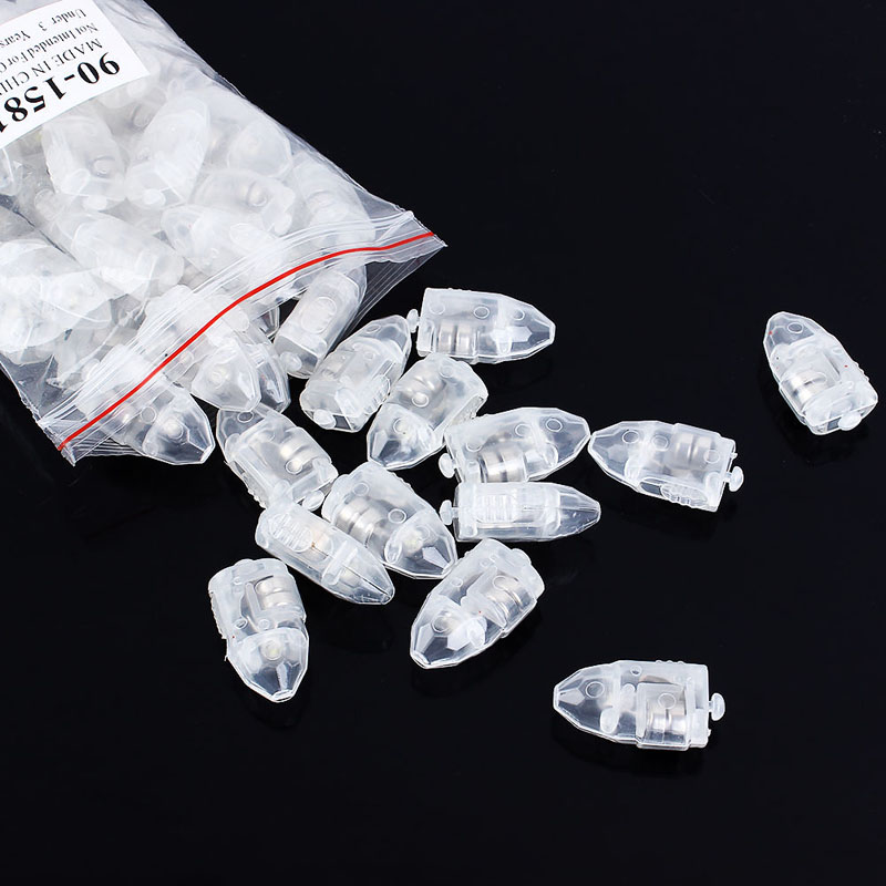 50pcs mini LED balloon lamp Wh - Led Balloon Light recension och pris