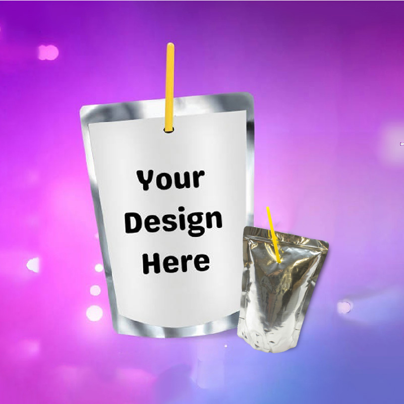 Custom Juice Pouch Label, Pers - Party Event Supplier recension och pris
