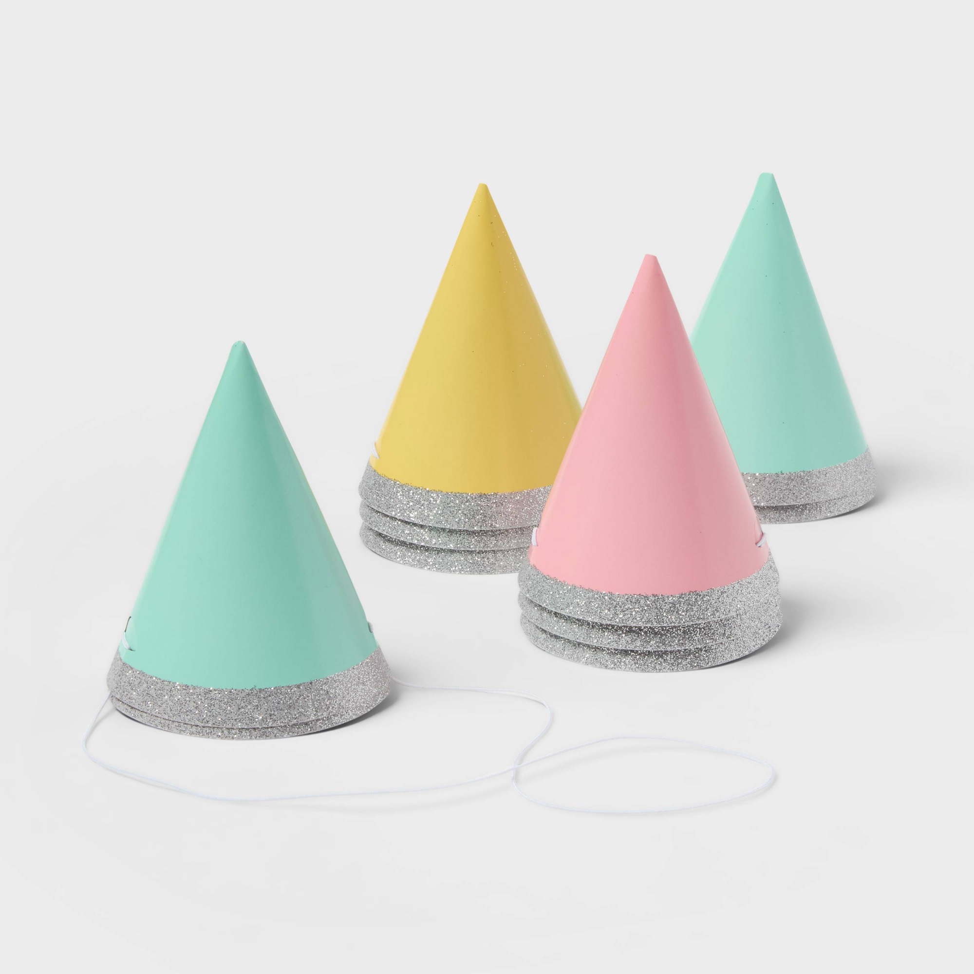 10ct 4 Inch Mini Glitter Party - Party Hat Cone recension och pris