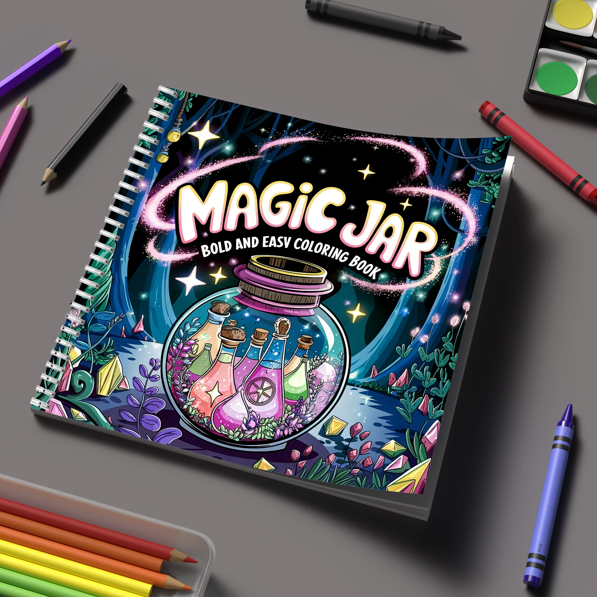 Coloring Book Magic Jar for Ad - Event Supplies recension och pris