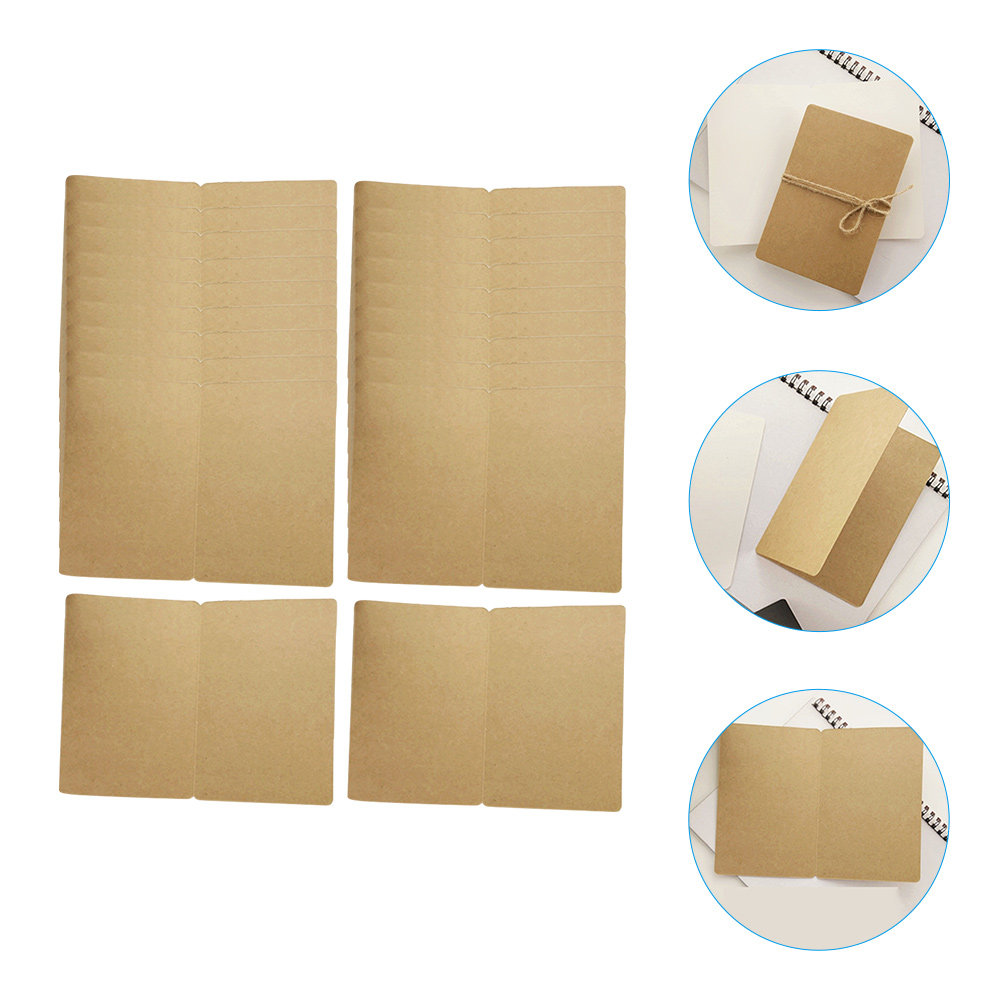 20Pcs Rustic Blank Cards Kraft - Papercraft Supply Invitation recension och pris