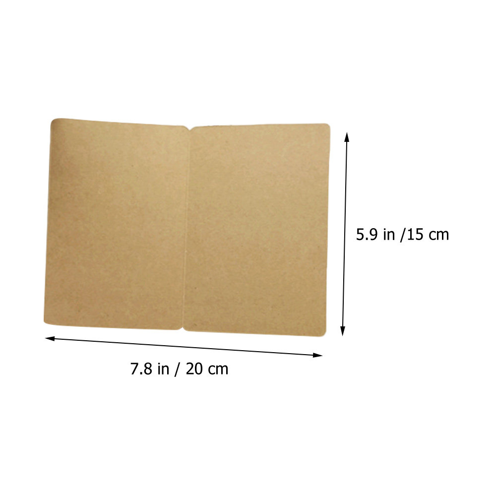 20Pcs Rustic Blank Cards Kraft - Papercraft Supply Invitation recension och pris