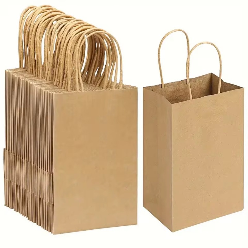 5/10PCS Brown Kraft Paper Bags - Event Party Shop recension och pris
