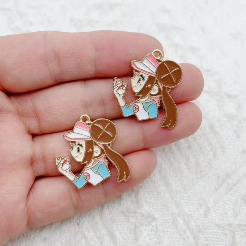 10pcs Cartoon Girl Drip Oil Al - Event Party recension och pris