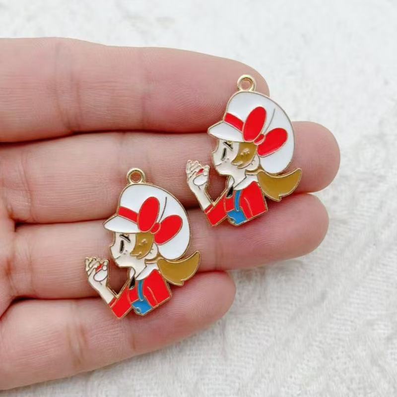 10pcs Cartoon Girl Drip Oil Al - Event Party recension och pris