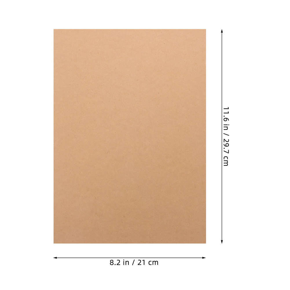 50Pcs Thick Kraft Cardstock Pa - Papercraft Supply Invitation recension och pris