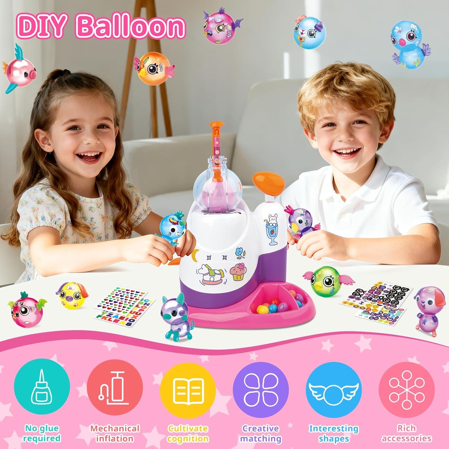 DIY Balloon Animal Kit with Pu - Balloon Pump Hand recension och pris