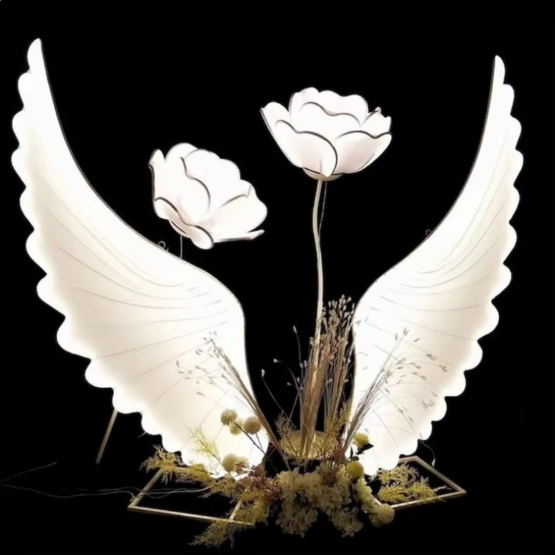 Glowing Angel Wings Light Prop - Event & Party Supply recension och pris