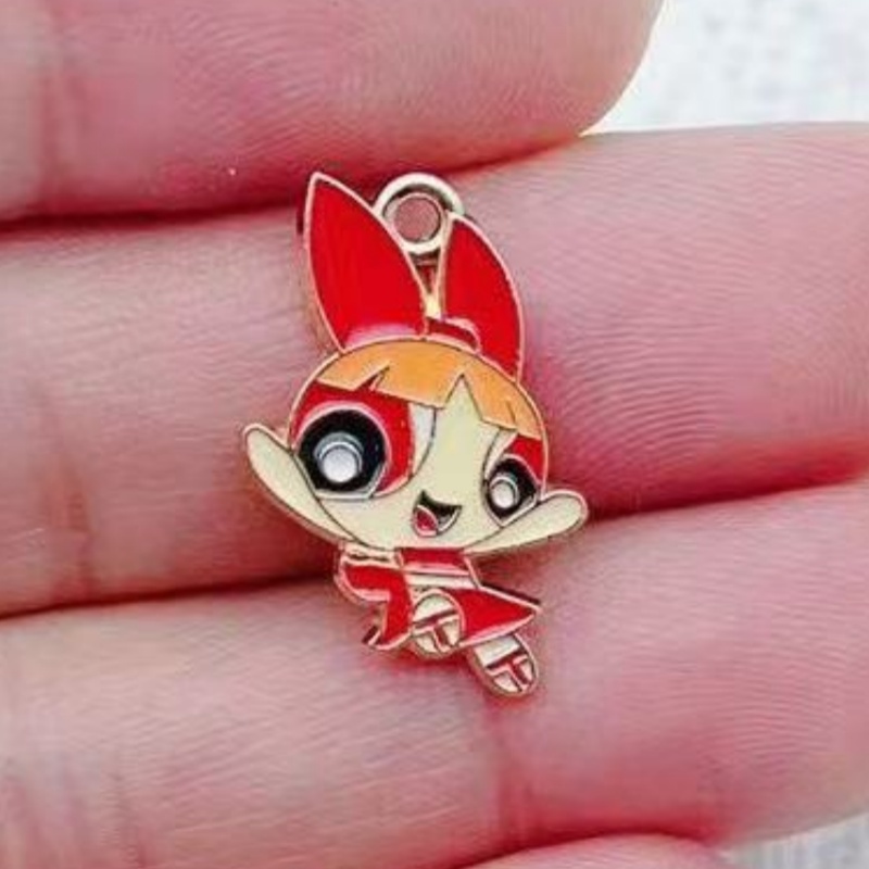 10pcs Alloy Oil-Dripping Carto - Event Party recension och pris