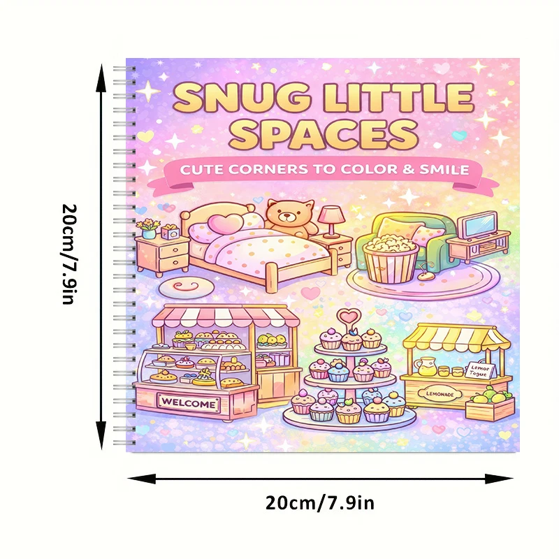 Coloring Book Little Spaces fo - Event Supplies recension och pris