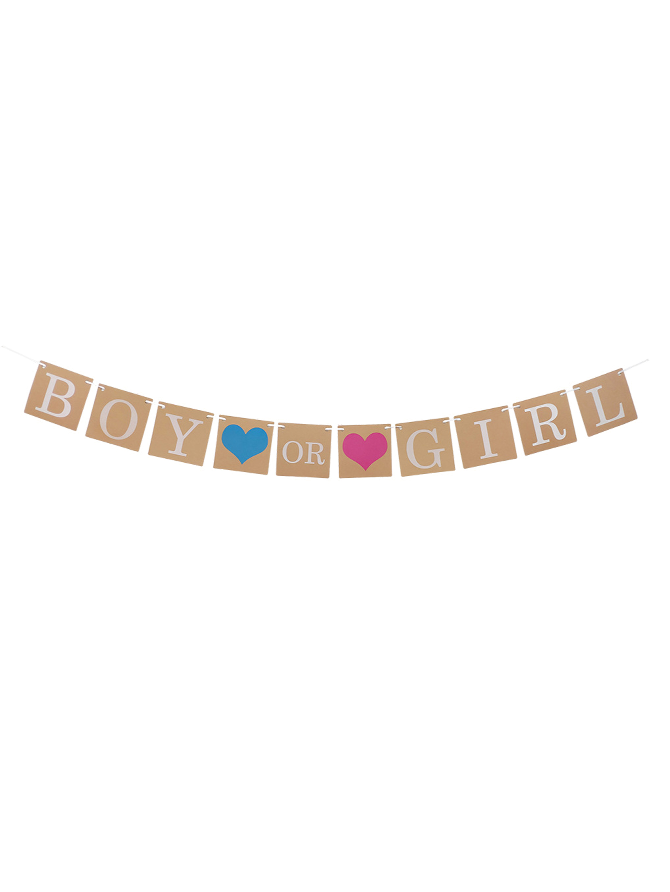 Paper Boy or Girl Banners Gend - Confetti Cannon Tube recension och pris