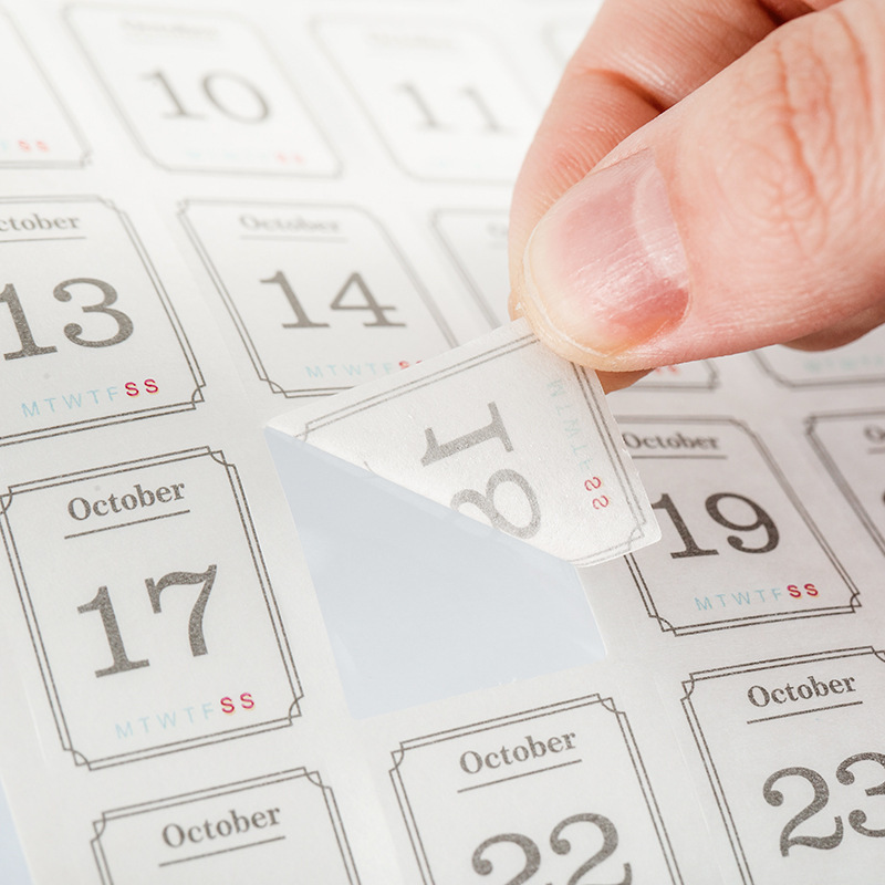 Calendar Sticker 365 day date  - Event Support recension och pris