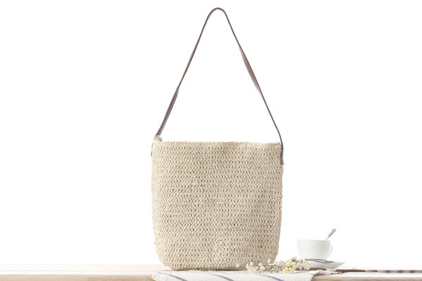 Straw Shoulder Woven Beach Sol - Paper Straw Color recension och pris