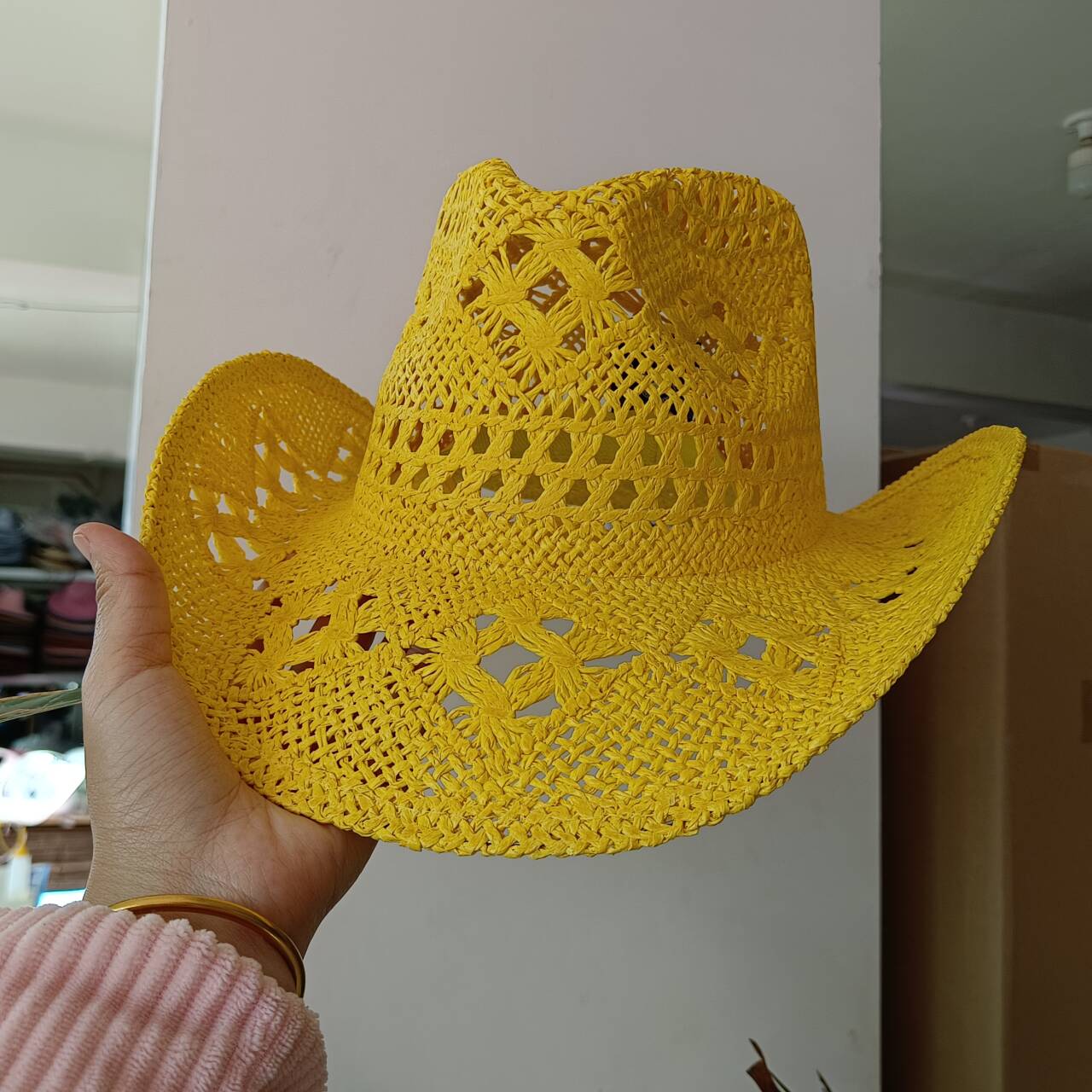 Cowboy Straw Hat new color Han - Paper Straw Color recension och pris