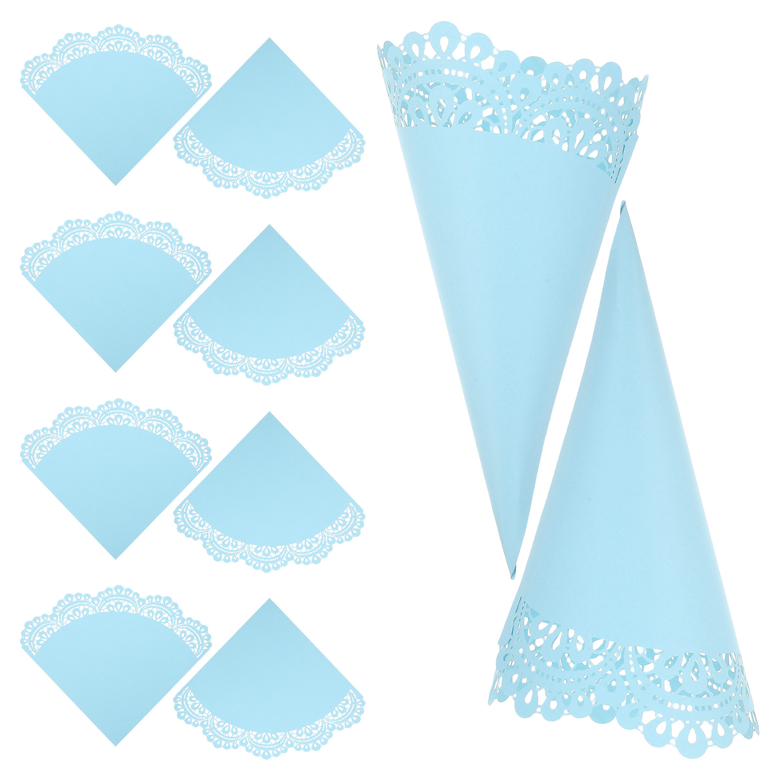 50pcs Wedding Confetti Cones H - Papercraft Supply Confetti recension och pris
