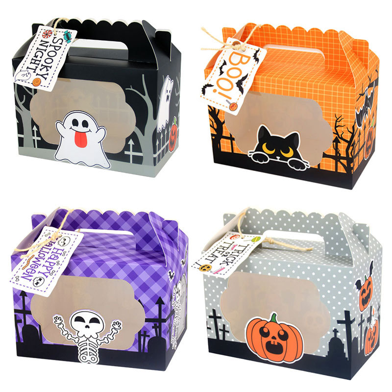 3/6pcs Ghost Pumpkin Cat Candy - Event Party Box recension och pris