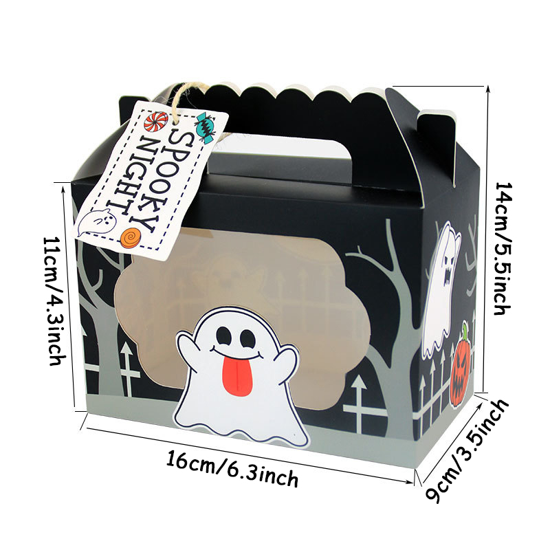 3/6pcs Ghost Pumpkin Cat Candy - Event Party Box recension och pris