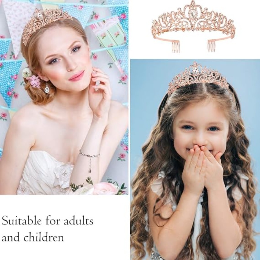 2Pcs Set Rhinestone Crystal Cr - Birthday Sash Glitter recension och pris