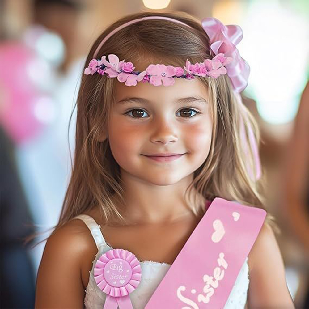 Pink Blue Baby Shower Glitter  - Birthday Sash Glitter recension och pris
