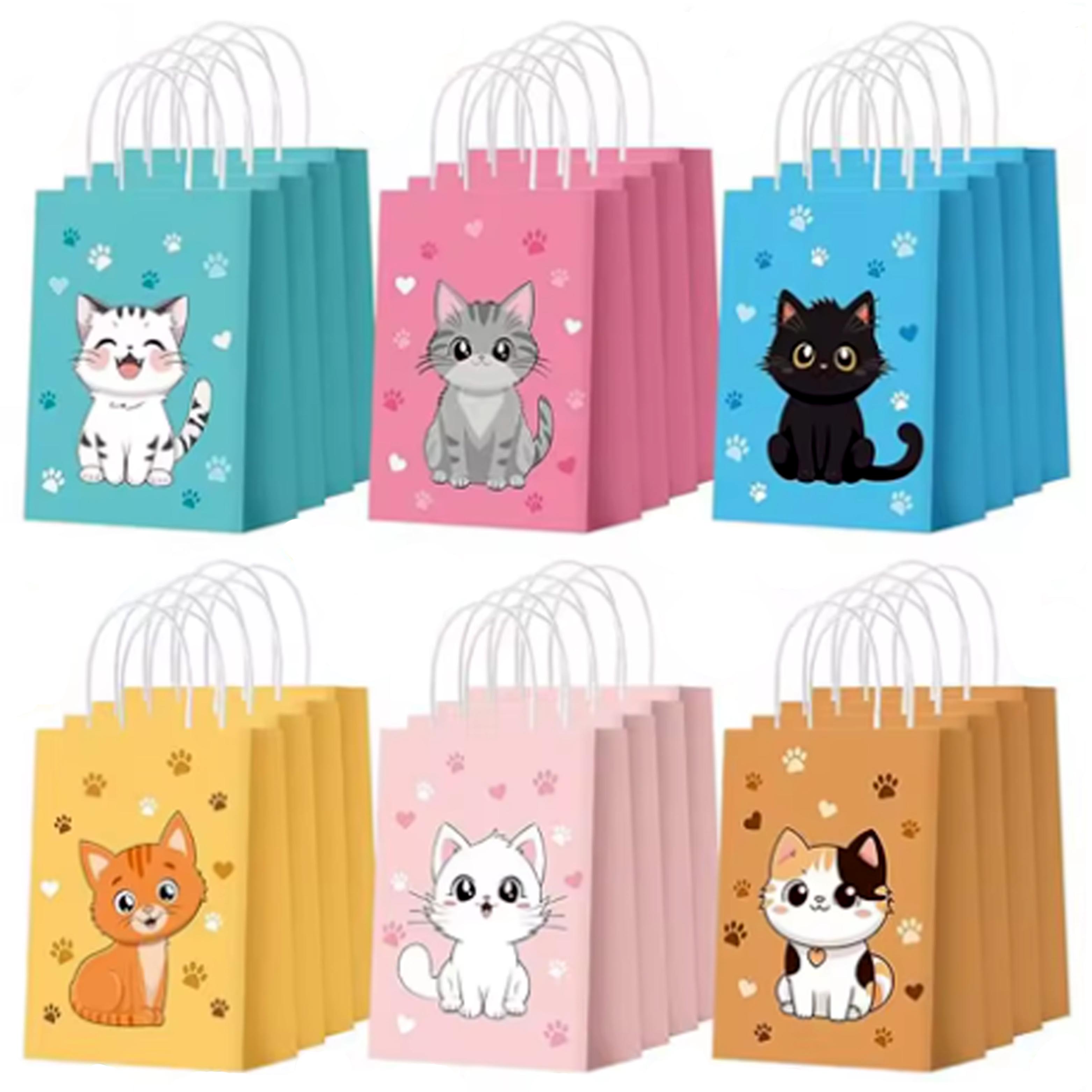 6-48Pcs Colorful Cartoon Cat P - Event Party Shop recension och pris