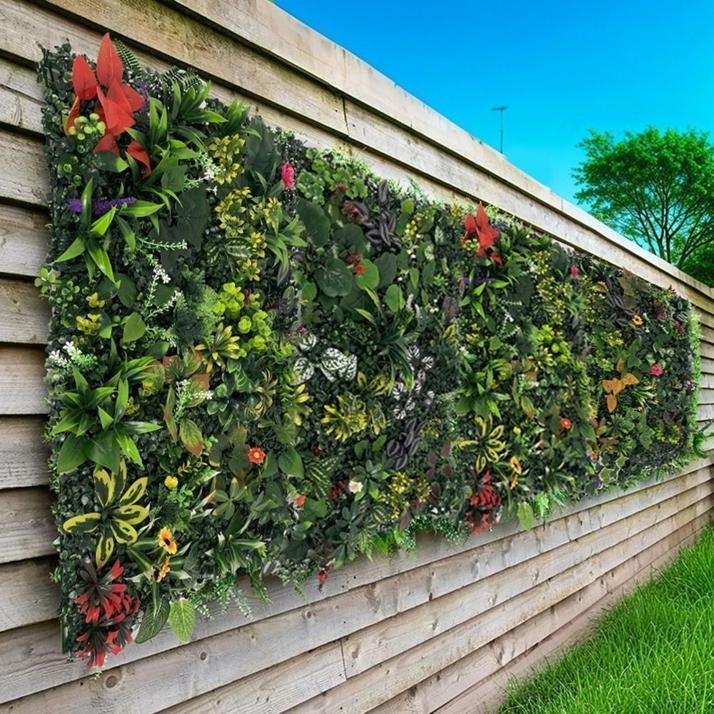 DIY Artificial Plant Wall Pane - Flower Wall Panel recension och pris