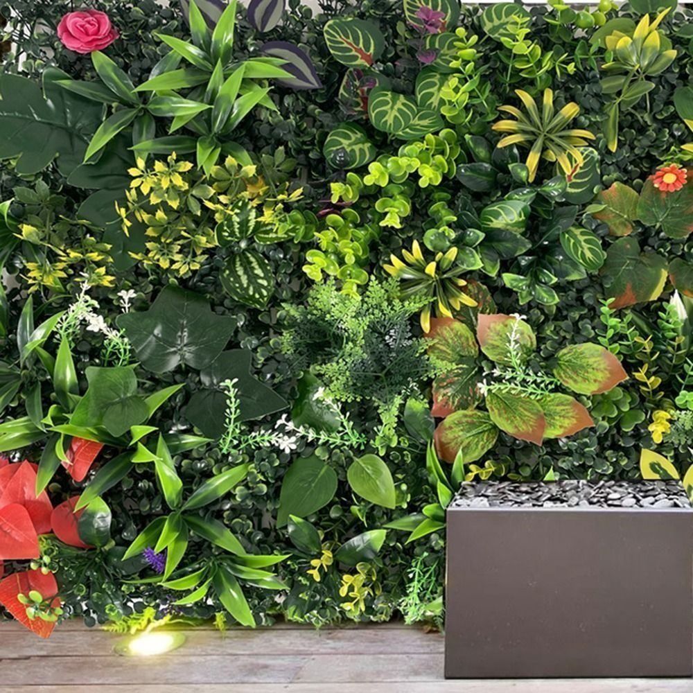 DIY Artificial Plant Wall Pane - Flower Wall Panel recension och pris