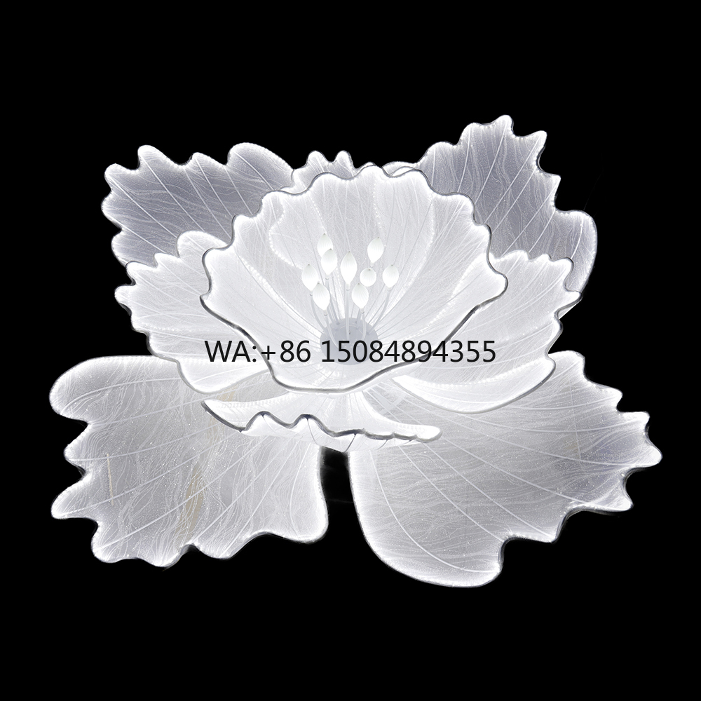 LED Giant White Flower Backdro - Event & Party Supply recension och pris