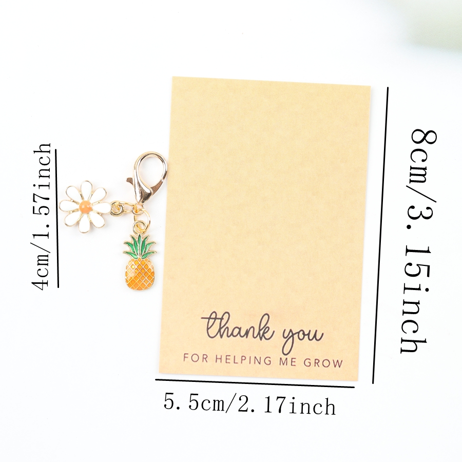 10 Mini Pineapple Keychains, w - Event Party recension och pris