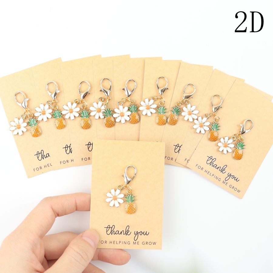 10 Mini Pineapple Keychains, w - Event Party recension och pris