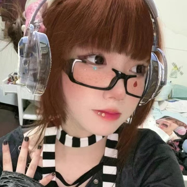 Y2K Black Half Frame Glasses W - Photo Booth Frame recension och pris