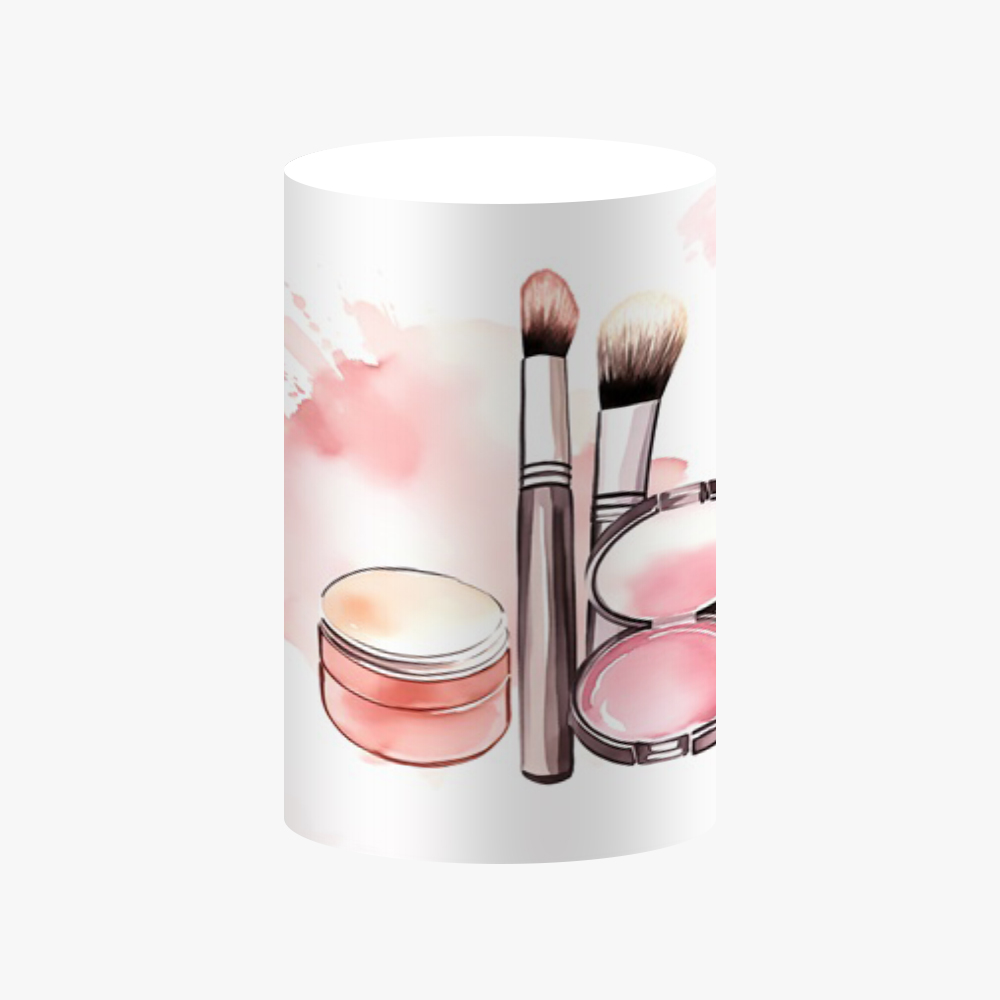 Pink Beauty Party Cylinder Bac - Dessert Table Backdrop recension och pris