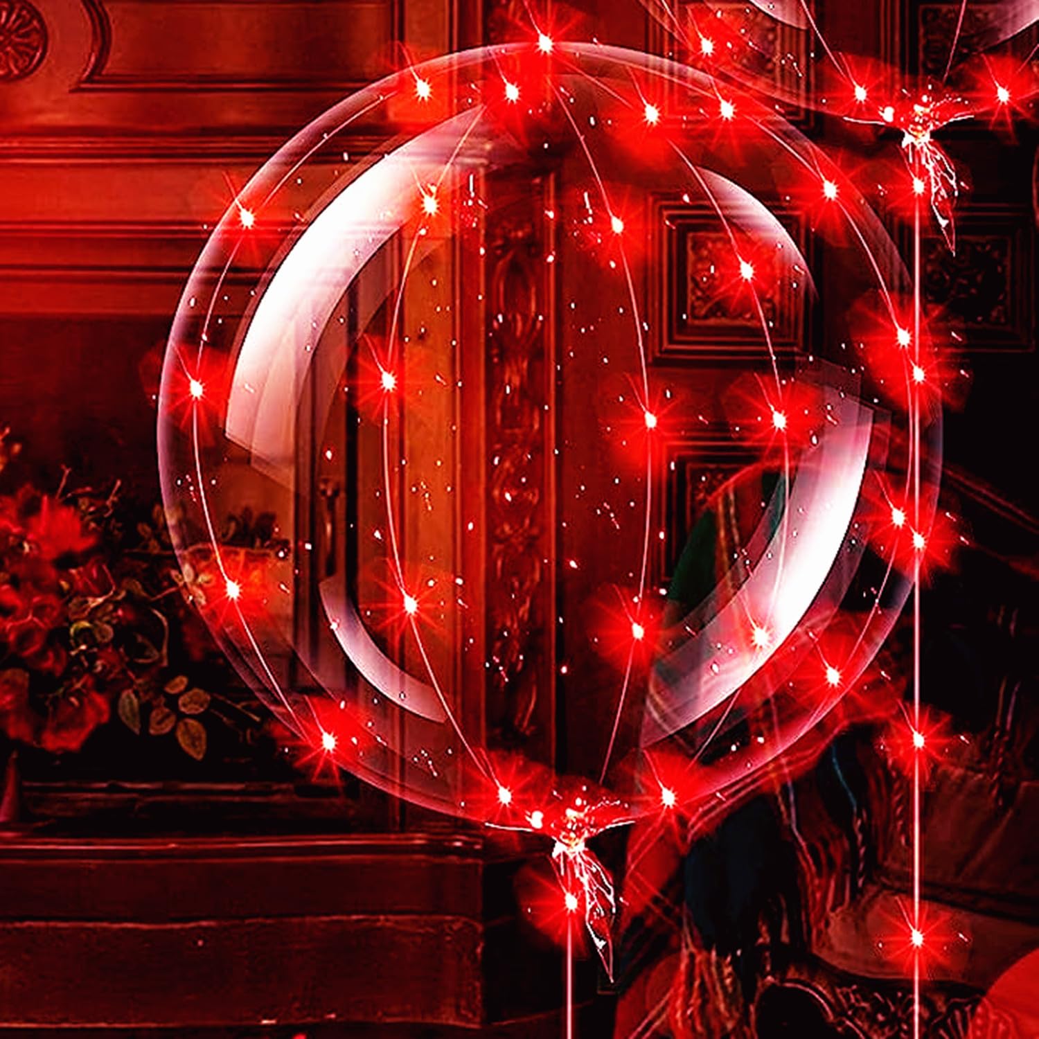 3 Set Red Light Up Led Clear B - Led Balloon Light recension och pris
