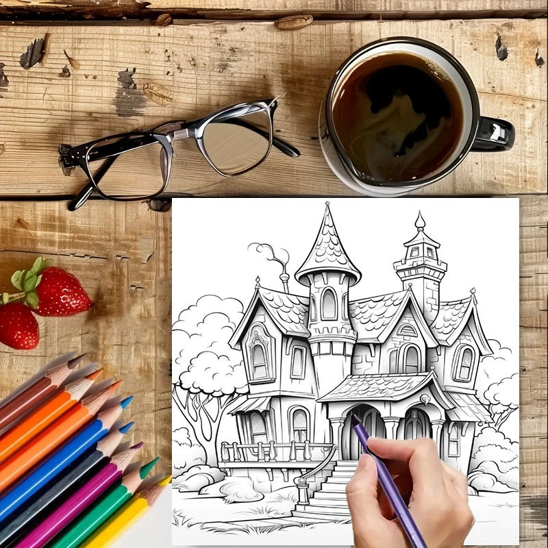 Haunted House Coloring Book fo - Event Supplies recension och pris