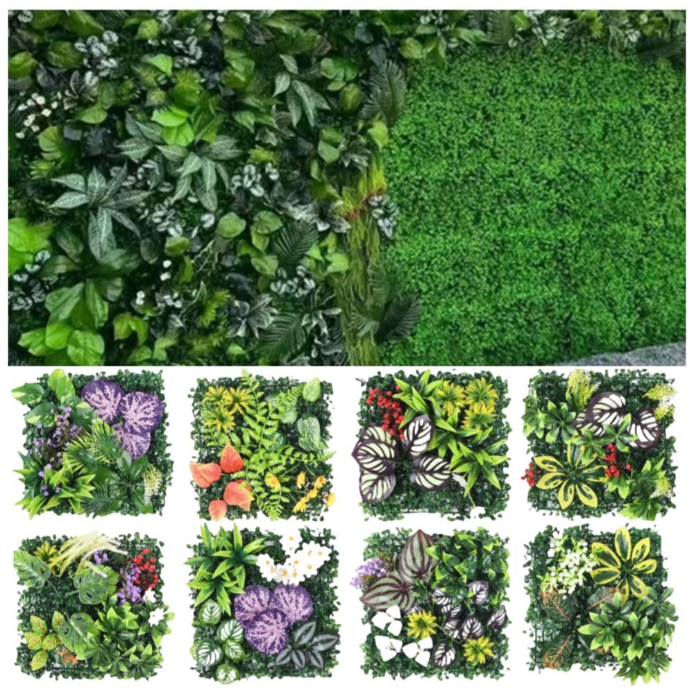 DIY Artificial Plant Wall Pane - Flower Wall Panel recension och pris