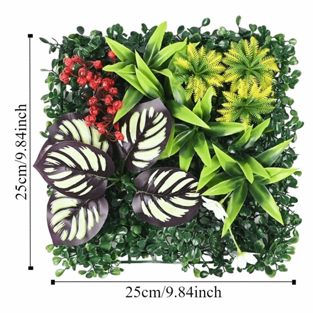 DIY Artificial Plant Wall Pane - Flower Wall Panel recension och pris