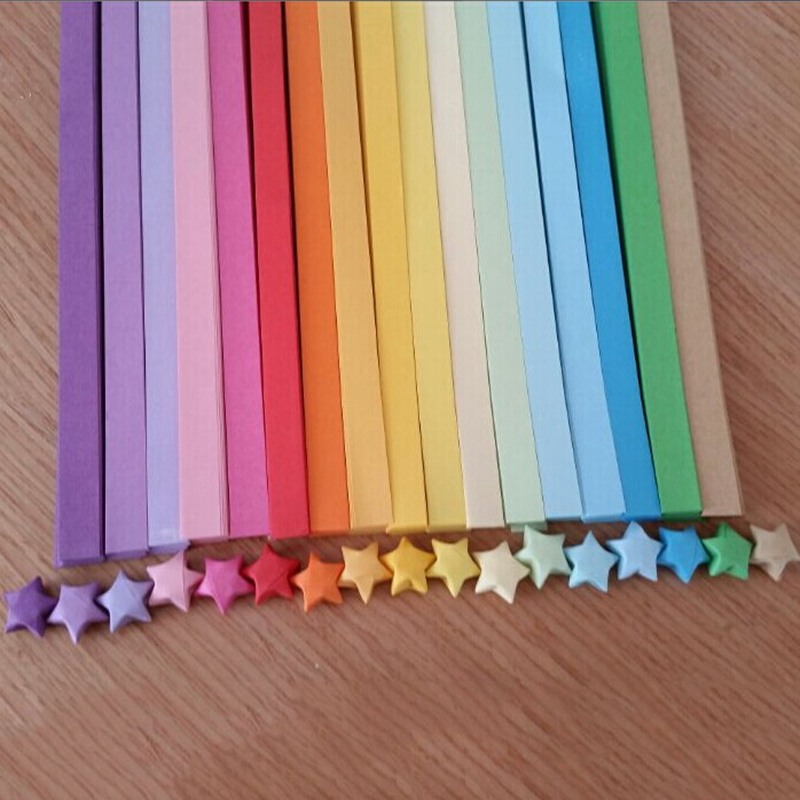 27 Colors Double Sided Origami - Papercraft Supply Ribbon recension och pris
