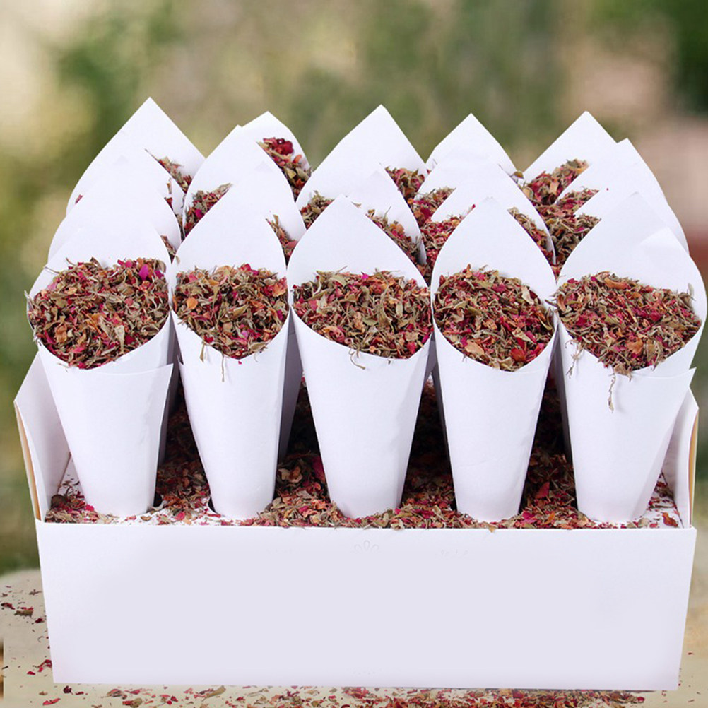 60Pcs Wedding Confetti Cones F - Papercraft Supply Confetti recension och pris