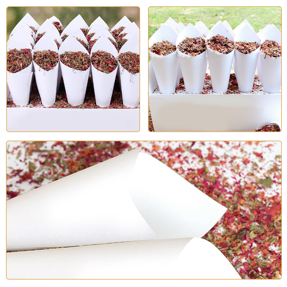 60Pcs Wedding Confetti Cones F - Papercraft Supply Confetti recension och pris