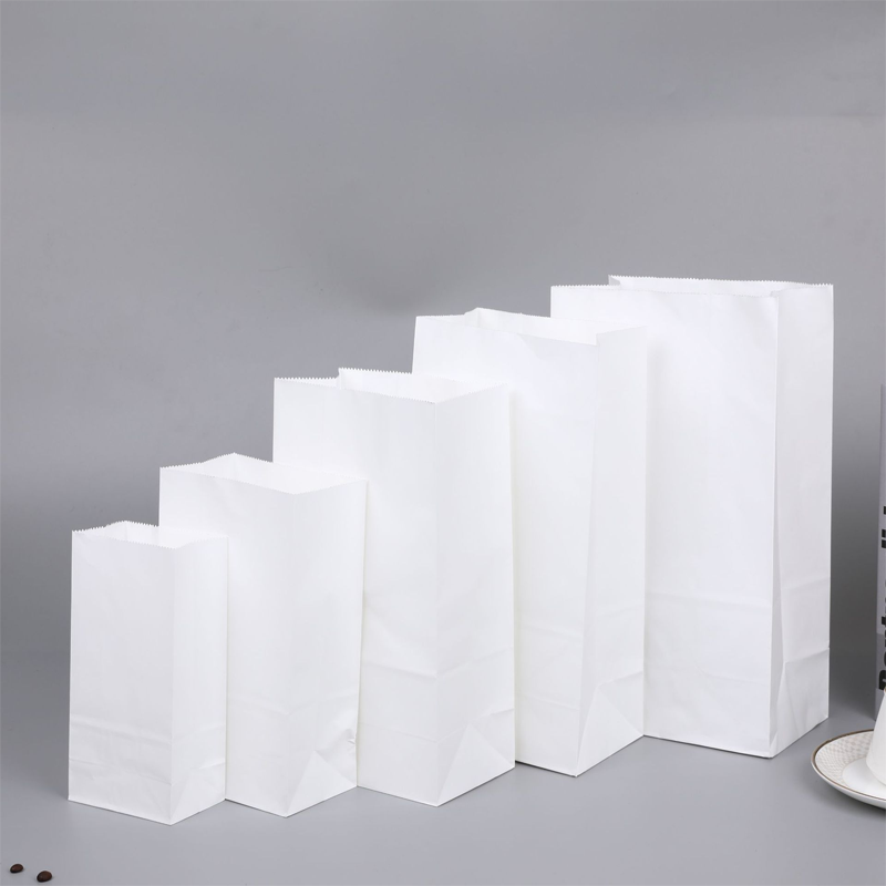 50Pcs/White Kraft Paper Bags F - Event Party Shop recension och pris