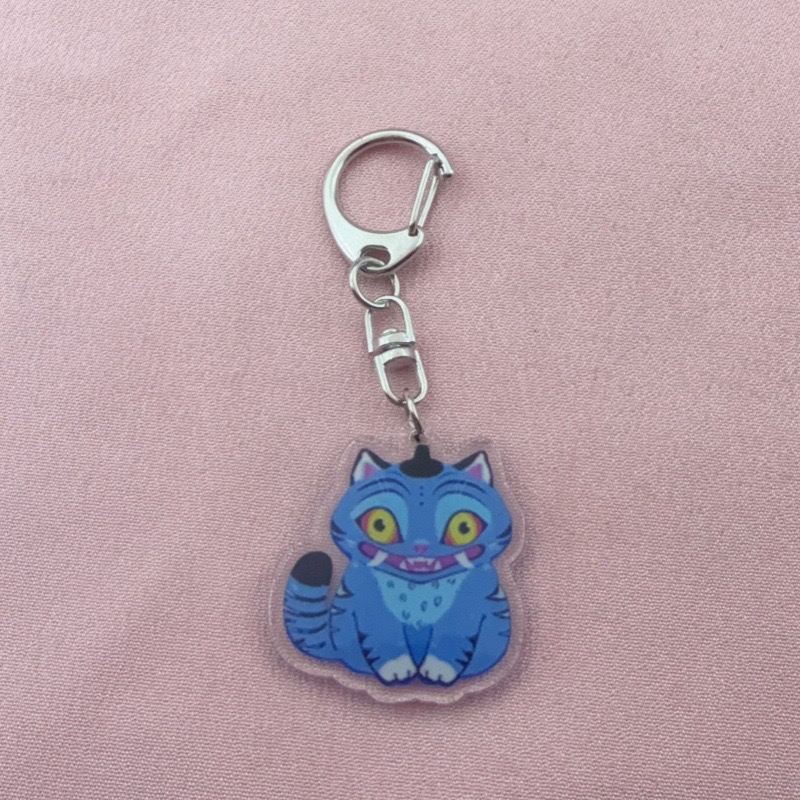 8pcs acrylic cute cat keychain - Event Party recension och pris